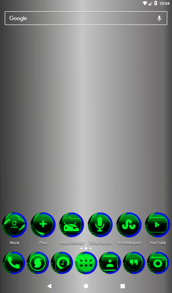 Green Icon Pack Style 7 - Image screenshot of android app