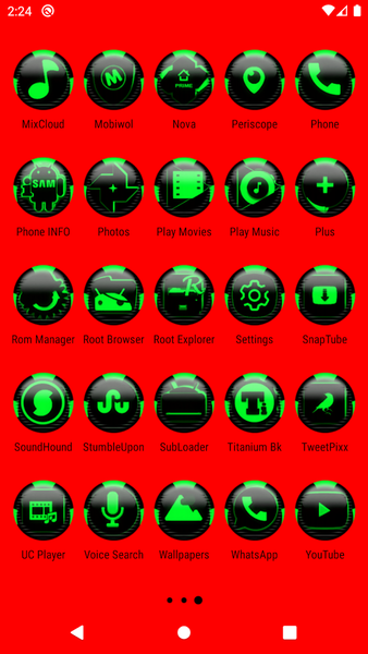 Green Icon Pack Style 6 - Image screenshot of android app