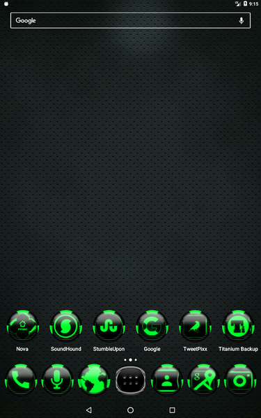 Green Icon Pack Style 6 - Image screenshot of android app