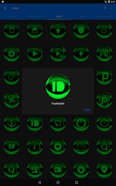 Green Icon Pack Style 2 - Image screenshot of android app
