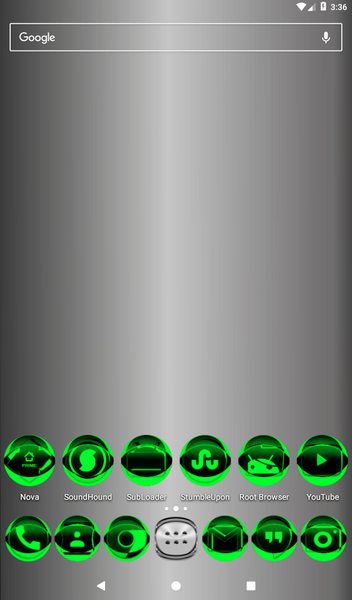 Green Icon Pack Style 2 - Image screenshot of android app