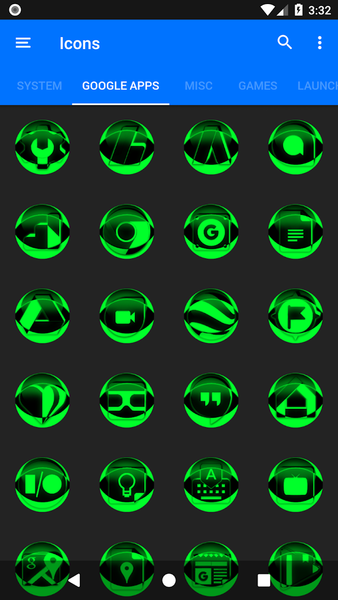 Green Icon Pack Style 2 - Image screenshot of android app