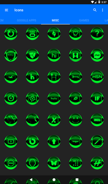 Green Icon Pack Style 2 - Image screenshot of android app