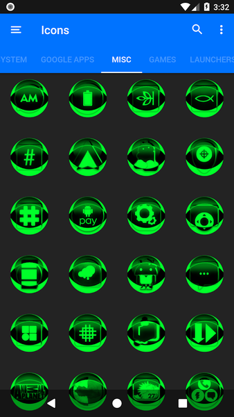 Green Icon Pack Style 2 - Image screenshot of android app