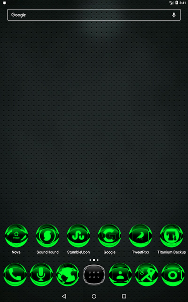 Green Icon Pack Style 2 - Image screenshot of android app