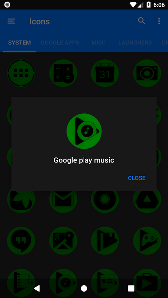 Oreo Green Icon Pack P2 - Image screenshot of android app
