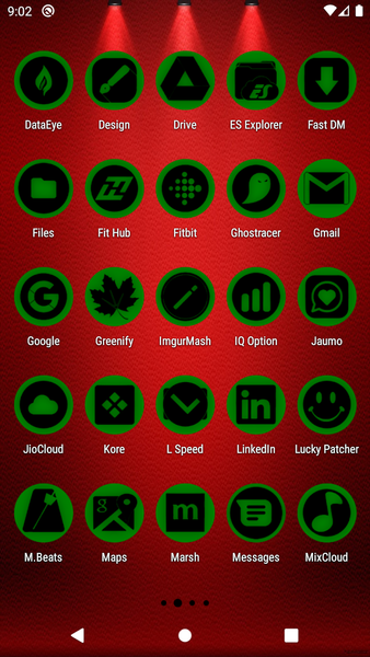 Oreo Green Icon Pack P2 - Image screenshot of android app