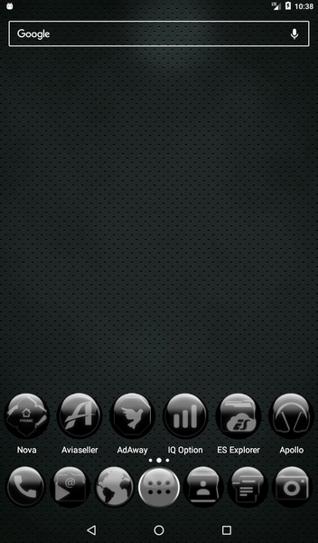 Grey Glass Orb Icon Pack - عکس برنامه موبایلی اندروید