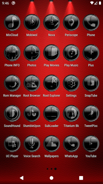 Grey Icon Pack Style 8 - Image screenshot of android app