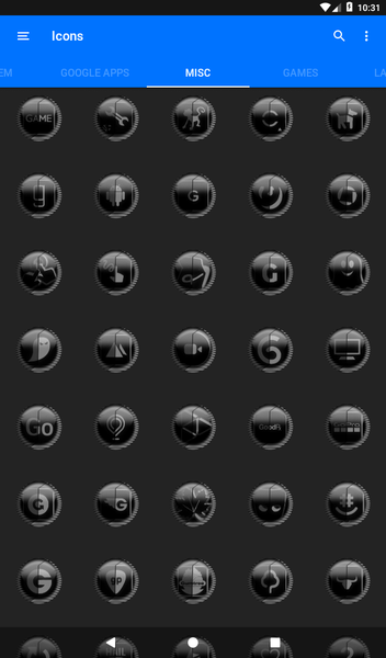 Grey Icon Pack Style 8 - Image screenshot of android app