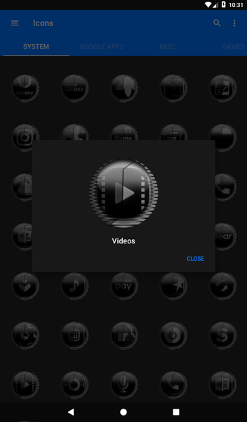 Grey Icon Pack Style 8 - Image screenshot of android app