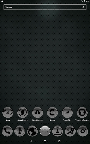 Grey Icon Pack Style 1 - Image screenshot of android app