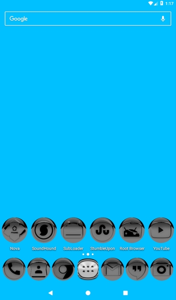 Grey Icon Pack Style 1 - Image screenshot of android app