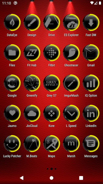 Grey Icon Pack Style 7 - Image screenshot of android app