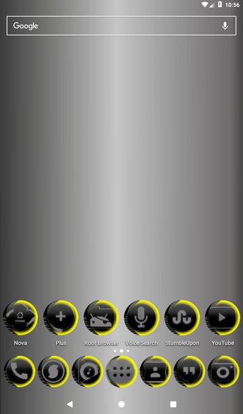 Grey Icon Pack Style 7 - Image screenshot of android app