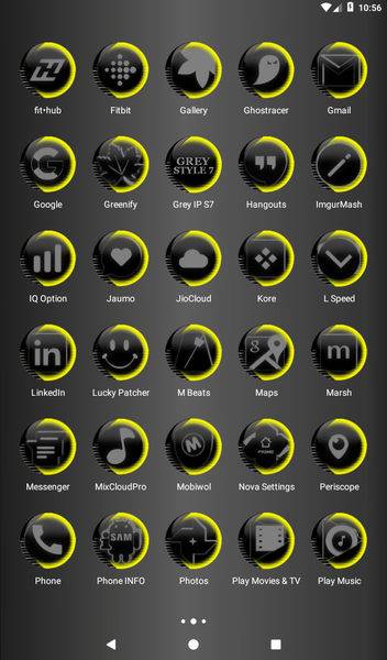 Grey Icon Pack Style 7 - Image screenshot of android app
