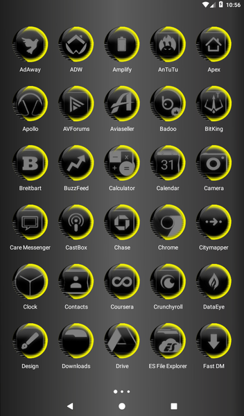 Grey Icon Pack Style 7 - Image screenshot of android app