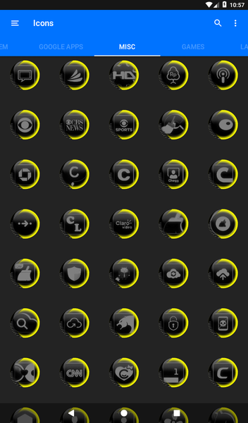 Grey Icon Pack Style 7 - Image screenshot of android app