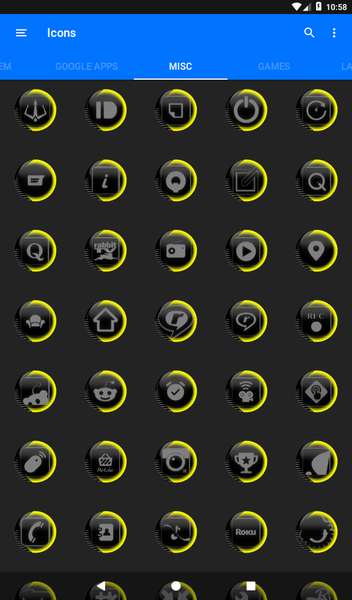 Grey Icon Pack Style 7 - Image screenshot of android app