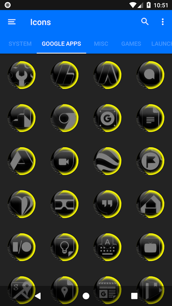 Grey Icon Pack Style 7 - Image screenshot of android app