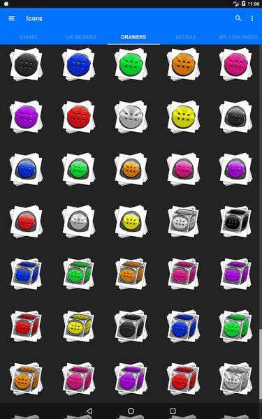 Grey Icon Pack Style 7 - Image screenshot of android app