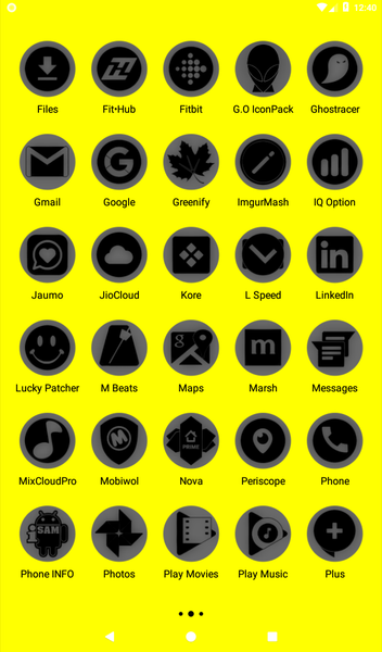 Oreo Grey Icon Pack P2 - Image screenshot of android app