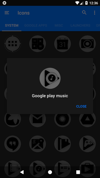 Oreo Grey Icon Pack P2 - Image screenshot of android app