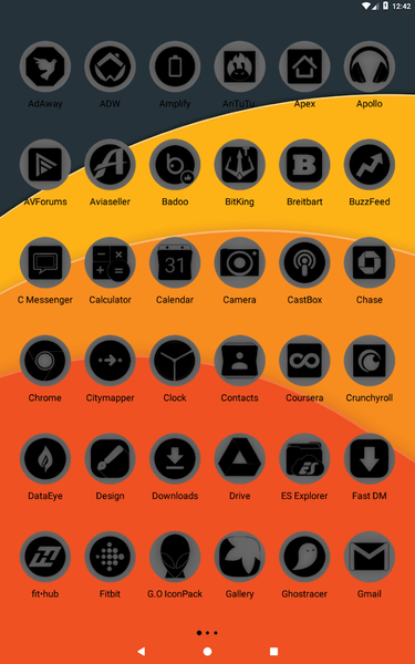 Oreo Grey Icon Pack P2 - Image screenshot of android app