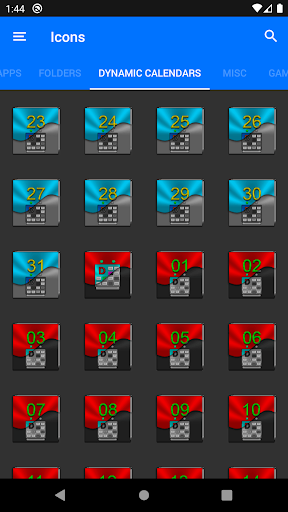 Half Light Icon Pack - Image screenshot of android app