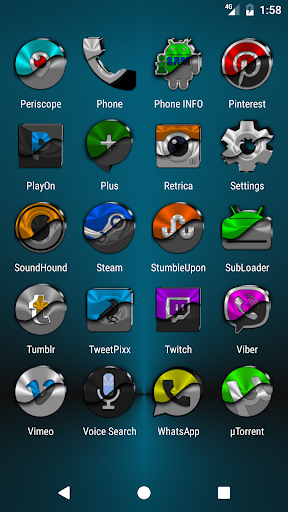 Half Light Icon Pack - Image screenshot of android app