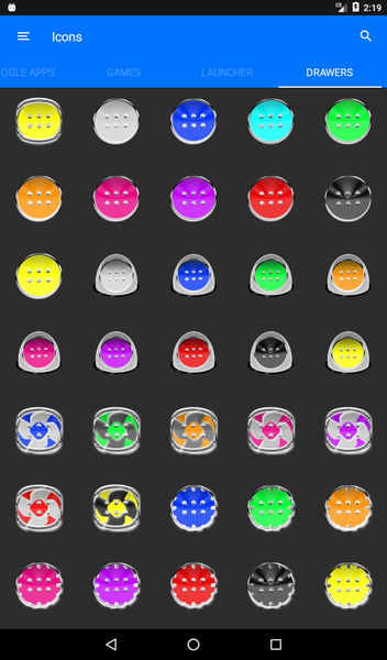 Inverted White Green Icon Pack - عکس برنامه موبایلی اندروید