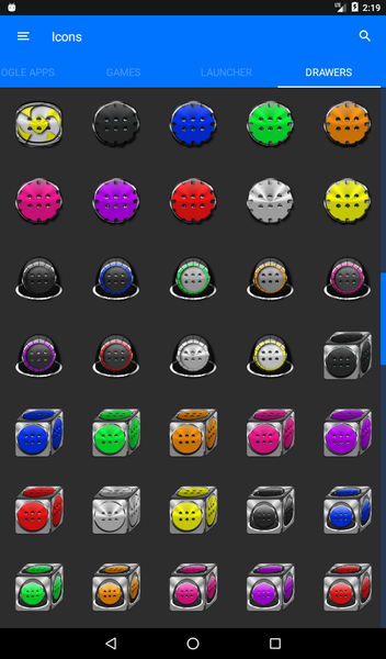 Inverted White Green Icon Pack - عکس برنامه موبایلی اندروید