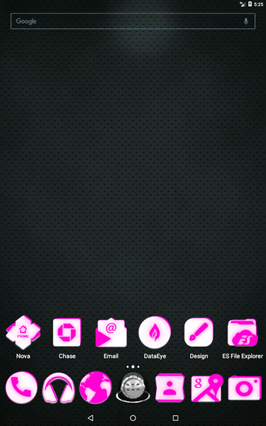 Inverted White Pink Icon Pack - عکس برنامه موبایلی اندروید