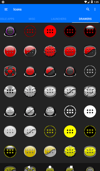 Oreo Magenta Icon Pack P2 - Image screenshot of android app