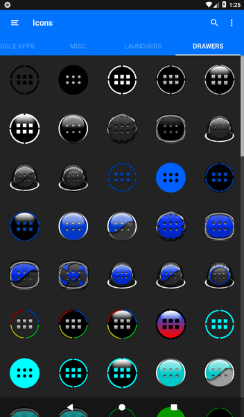 Oreo Magenta Icon Pack P2 - Image screenshot of android app