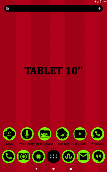 Oreo Neon Icon Pack P2 - Image screenshot of android app