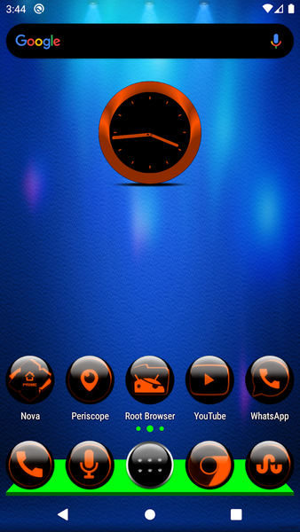 Orange Glass Orb Icon Pack - عکس برنامه موبایلی اندروید