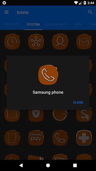 Orange Icon Pack - عکس برنامه موبایلی اندروید
