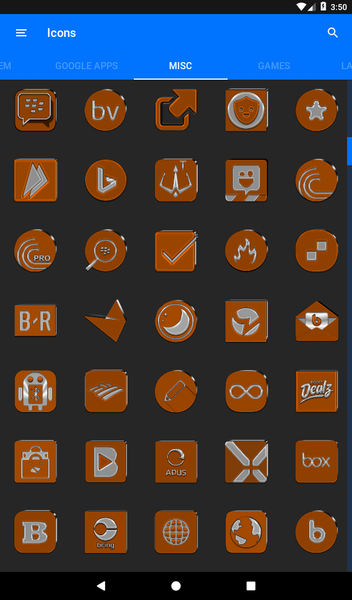 Orange Icon Pack - عکس برنامه موبایلی اندروید