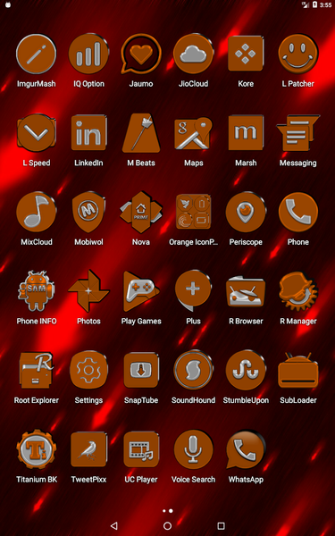 Orange Icon Pack - عکس برنامه موبایلی اندروید