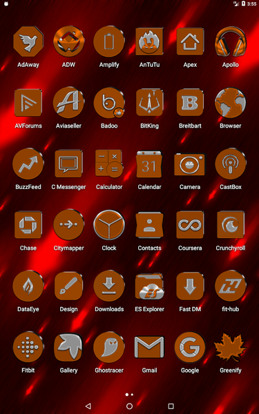 Orange Icon Pack - عکس برنامه موبایلی اندروید
