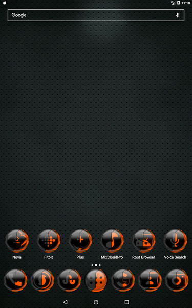 Orange Icon Pack Style 8 - Image screenshot of android app