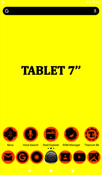 Oreo Orange Icon Pack P2 - Image screenshot of android app