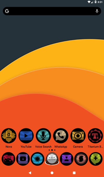 Oreo Icon Pack - Image screenshot of android app