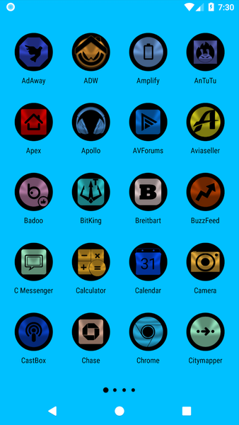 Oreo Icon Pack - Image screenshot of android app