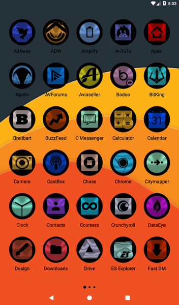 Oreo Icon Pack - Image screenshot of android app