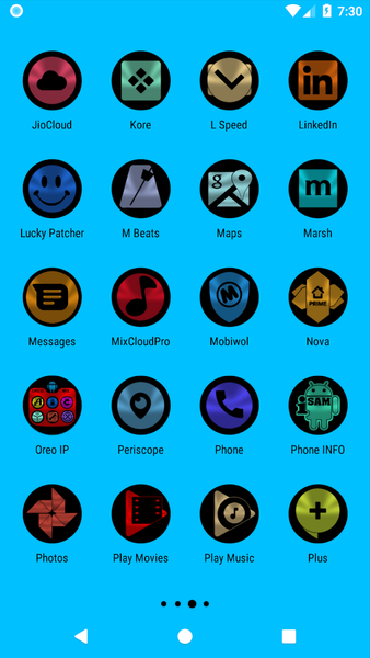 Oreo Icon Pack - Image screenshot of android app