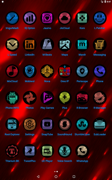 Oreo Icon Pack - Image screenshot of android app