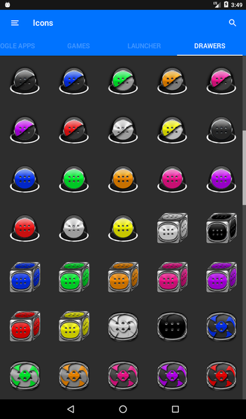 Pink and Black Icon Pack - عکس برنامه موبایلی اندروید