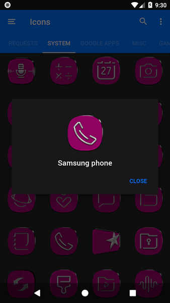 Pink Icon Pack - عکس برنامه موبایلی اندروید